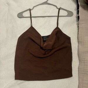 Brown tank top
